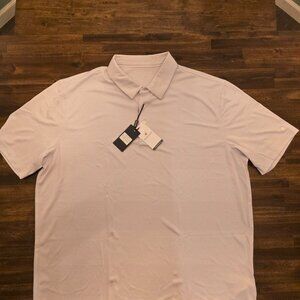 Michel Rouen Men's Performance Polo Shirt 2XL Lavender Heather Golf MRPS034